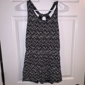 Black And White Romper